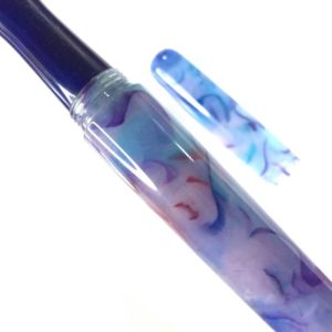 Luxe Silk fountain pen with handpainted silk 3