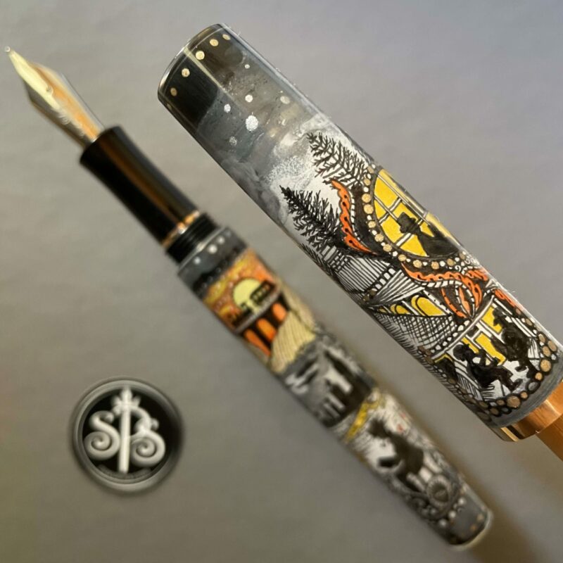 [Sold] Game of Shadows fountain pen