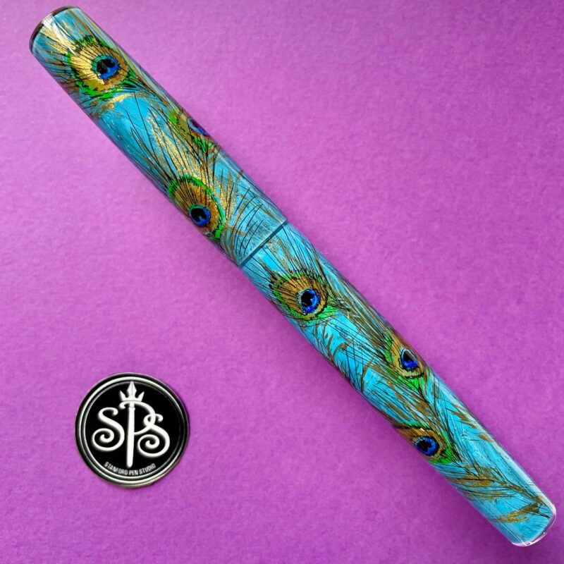 [Sold] Peacock Plume fountain pen - Image 6