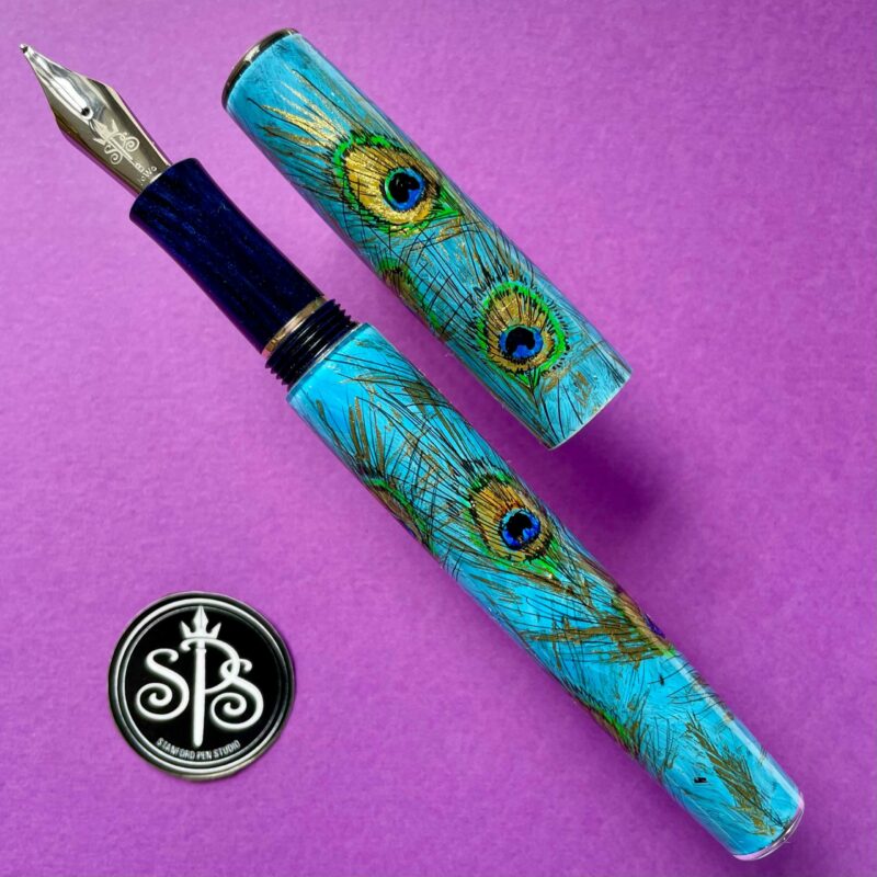 [Sold] Peacock Plume fountain pen