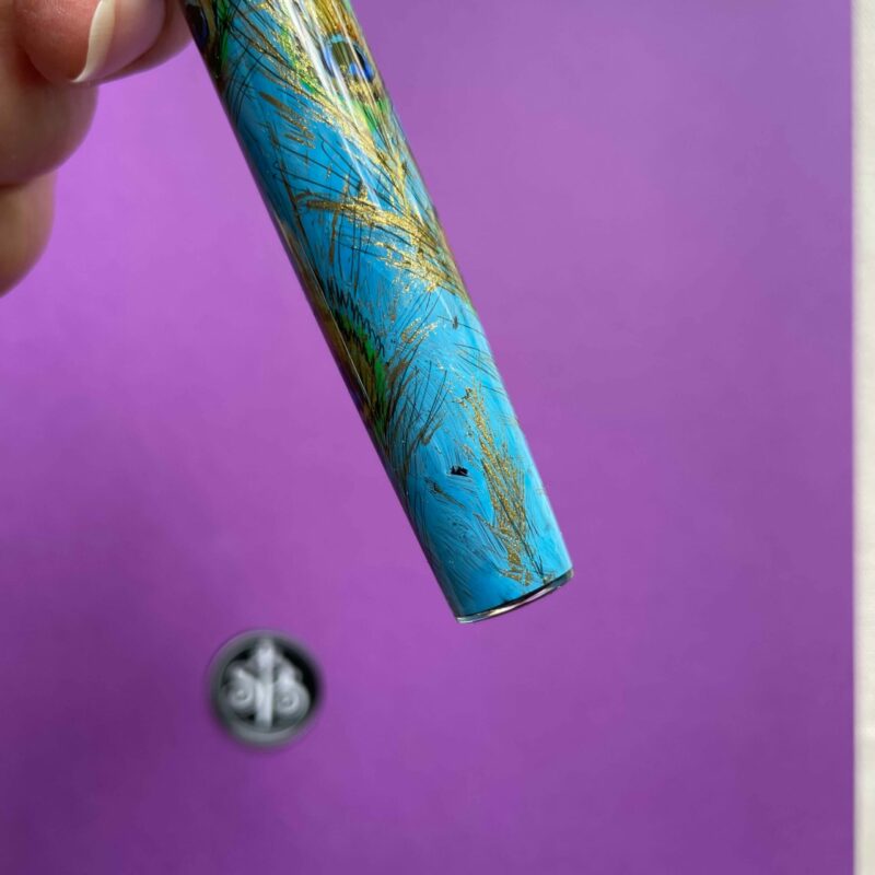 [Sold] Peacock Plume fountain pen - Image 7