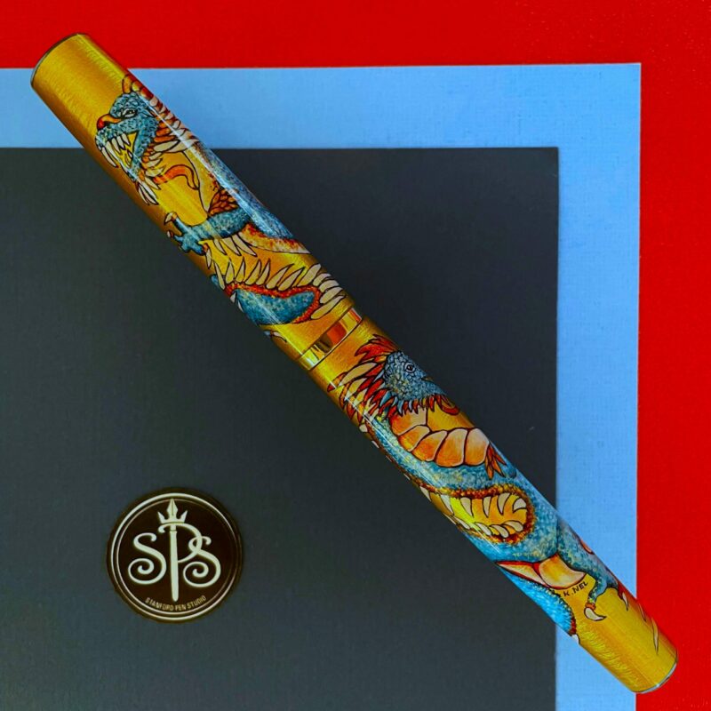 [Sold] The Dragon hand-painted fountain pen - Image 3