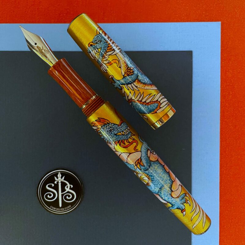 [Sold] The Dragon hand-painted fountain pen - Image 4