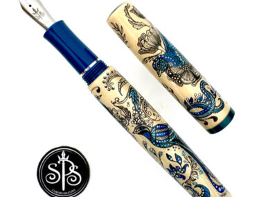 The Blue Birds of Happiness fountain pen