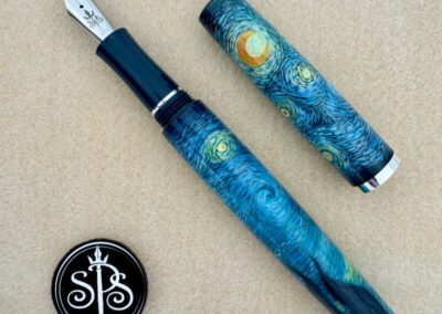 Starry, starry night fountain pen