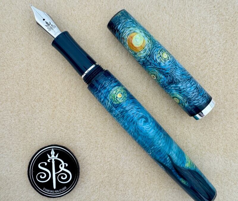 Starry, starry night fountain pen