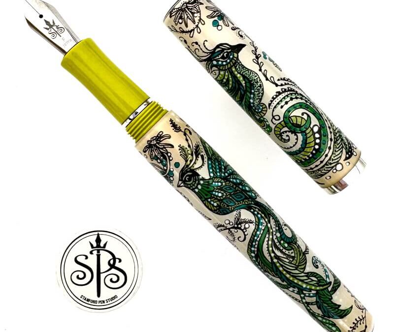 The Green Birds of Happiness fountain pen