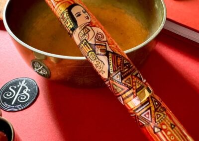 Klimt tribute hand-painted fountain pen