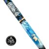 The Blue hand-painted fountain pen