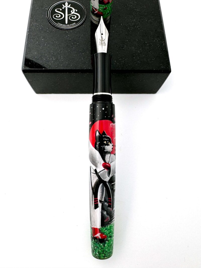 Karate Katz painted fountain pen - Image 4