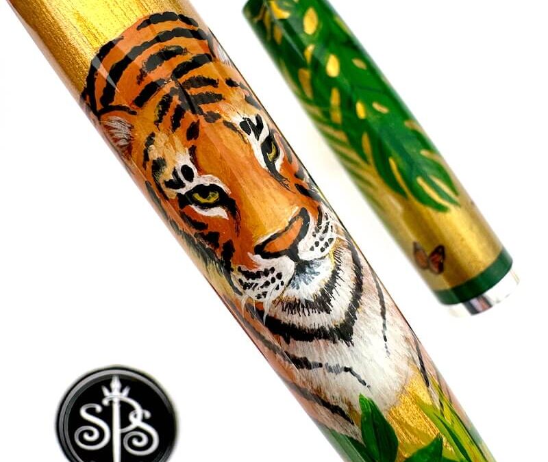 Born Wild hand-painted fountain pen