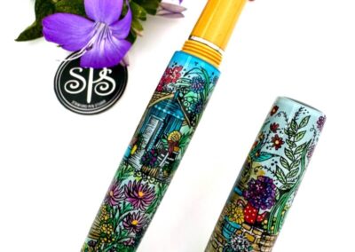 Gardening hand-painted fountain pen