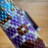 Beaded Bouquet on Dark Plum beaded fountain pen - Image 2