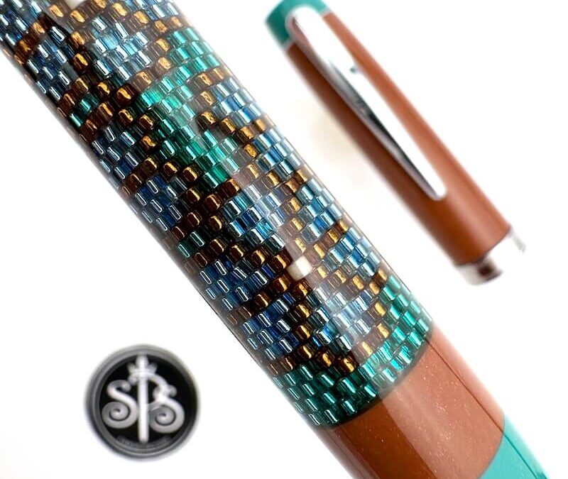 Daisy (Buchanan) beaded fountain pen