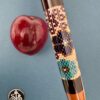 Beaded Bouquet on Dark Plum beaded fountain pen - Image 3