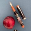 Beaded Bouquet on Dark Plum beaded fountain pen - Image 5