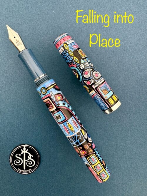 Falling into Place zendoodled fountain pen