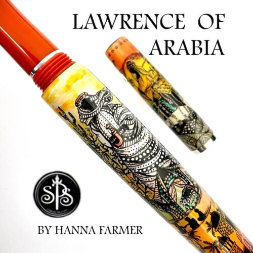 Lawrence of Arabia hand-painted fountain pen