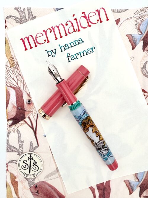 Mermaiden doodled fountain pen