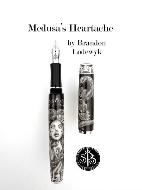 Medusa's Heartache art fountain pen