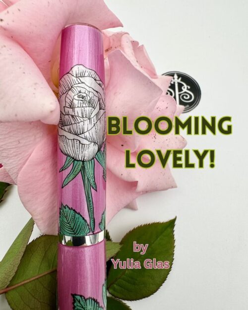 Blooming Lovely hand-painted fountain pen