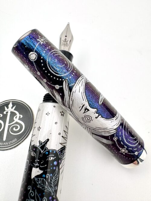 You are my sun, my moon painted fountain pen