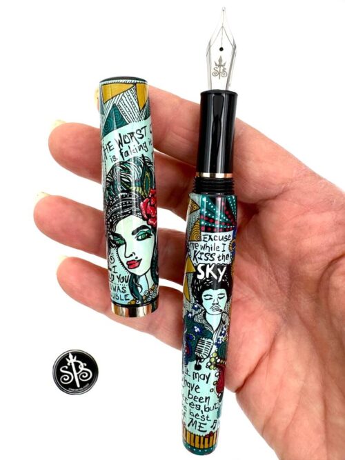 The 27 Club hand-painted fountain pen